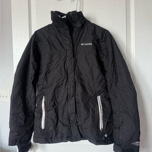Columbia Black Insulated Ski Jacket